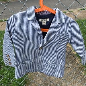 Seersucker toddler jacket